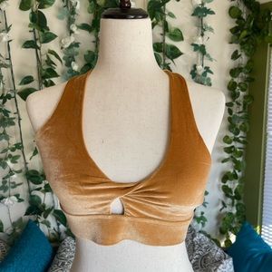 Fabletics Velvet Gold Bra! ✨